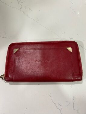 See by Chloe Red Leather Wallet
